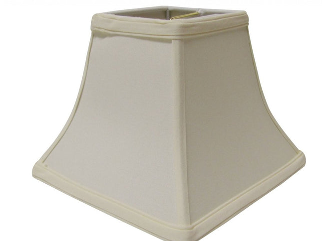 Ivory No Slub Innsbruck Square Lamp Shade