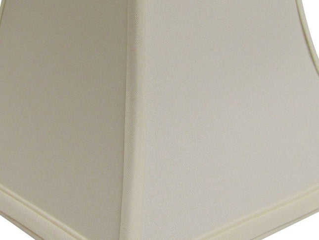 Ivory No Slub Innsbruck Square Lamp Shade