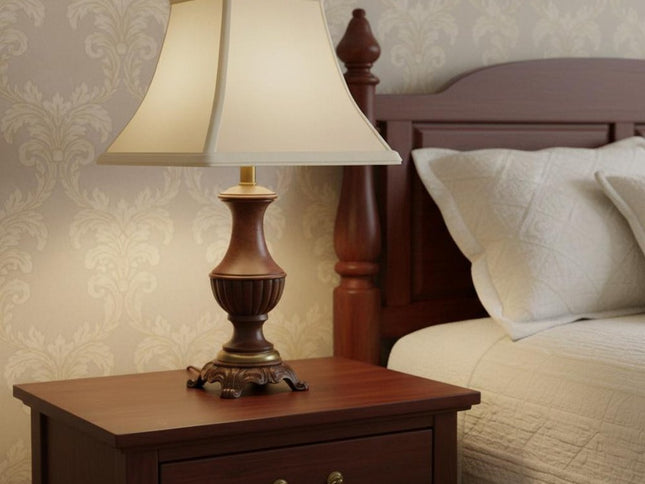 Ivory No Slub Innsbruck Square Lamp Shade