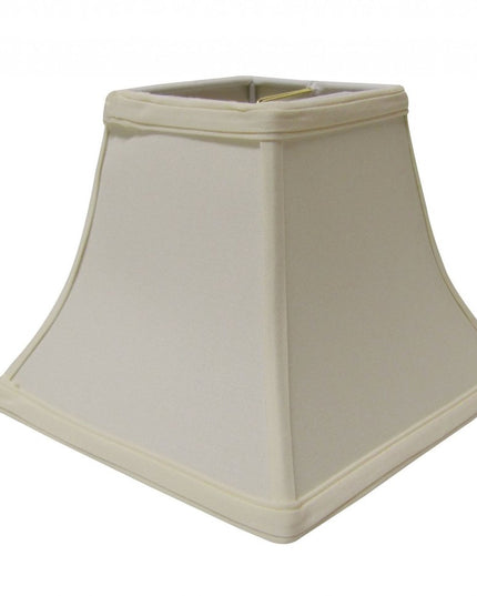 Ivory No Slub Innsbruck Square Lamp Shade