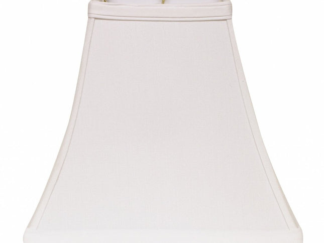 White No Slub Innsbruck Square Lamp Shade