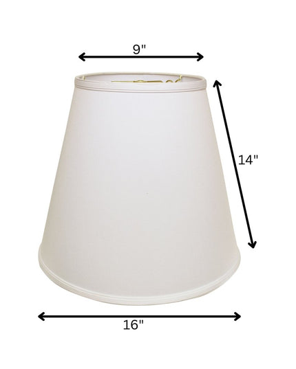 White No Slub Innsbruck Empire Lamp Shade