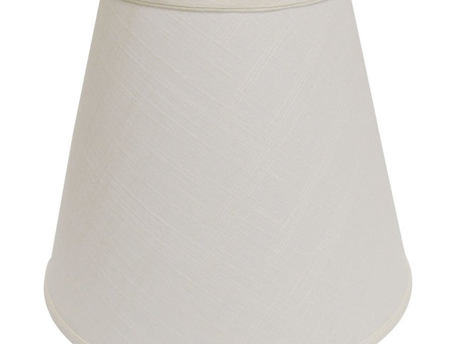 White Linen Empire Lamp Shade