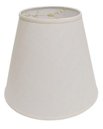 White Linen Empire Lamp Shade