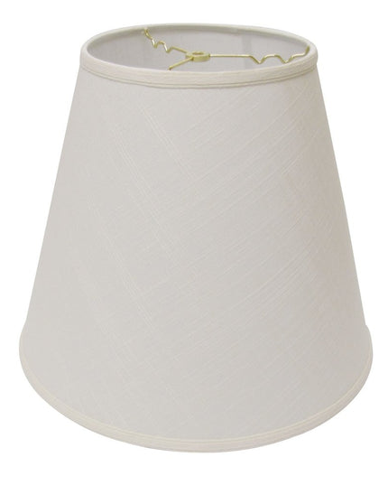 White Linen Empire Lamp Shade