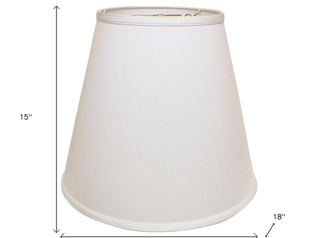 White No Slub Innsbruck Empire Lamp Shade