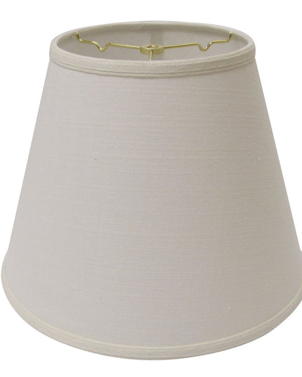 White Linen Empire Lamp Shade