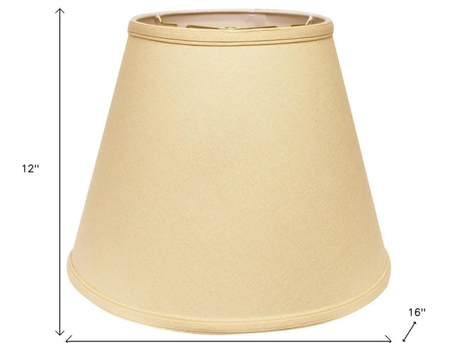 Beige Linen Empire Lamp Shade
