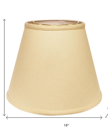 Beige Linen Empire Lamp Shade