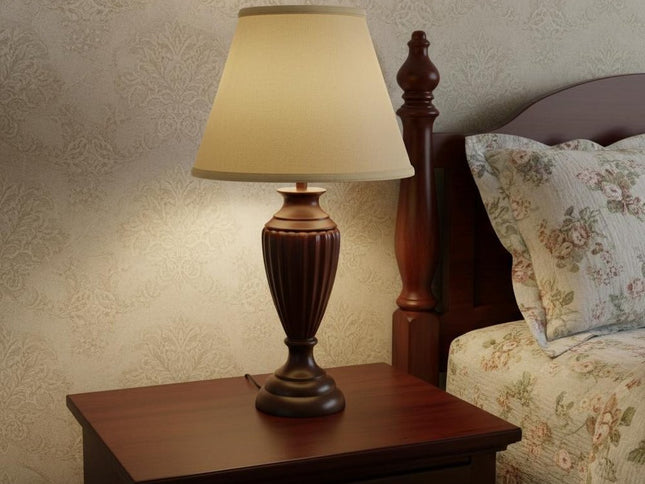 Beige Linen Empire Lamp Shade