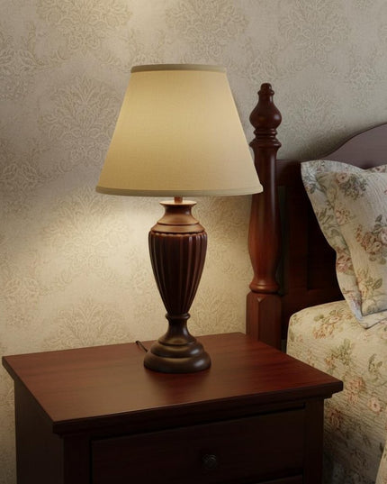 Beige Linen Empire Lamp Shade