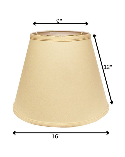 Beige Linen Empire Lamp Shade