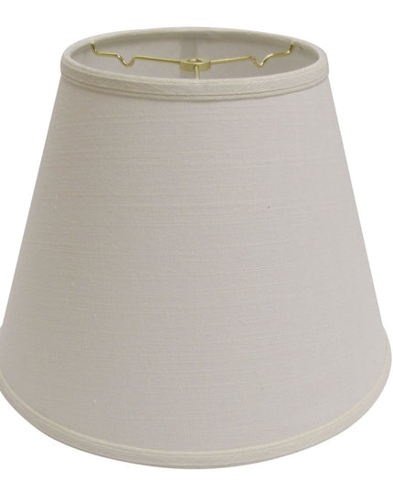 White Linen Empire Lamp Shade