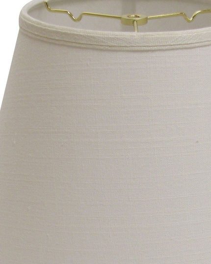 White Linen Empire Lamp Shade