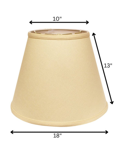 Beige Linen Empire Lamp Shade