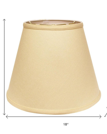 Beige Linen Empire Lamp Shade