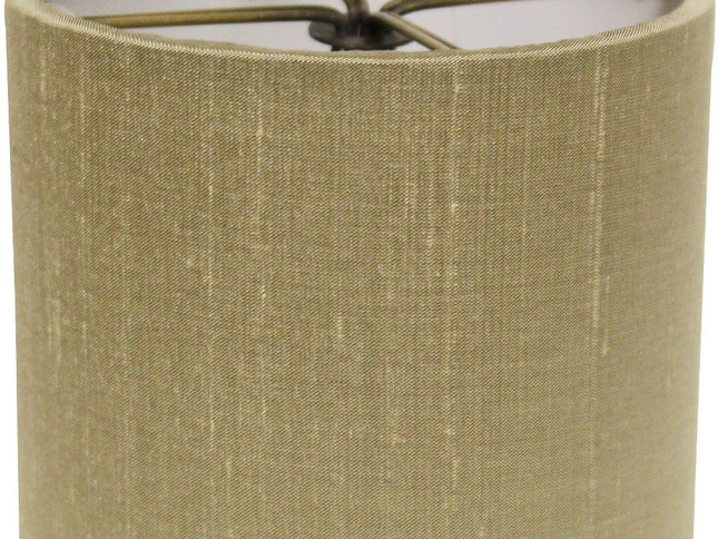 Gold Pongee Silk Drum Lamp Shade