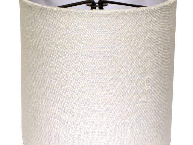 Snow Linen Drum Lamp Shade