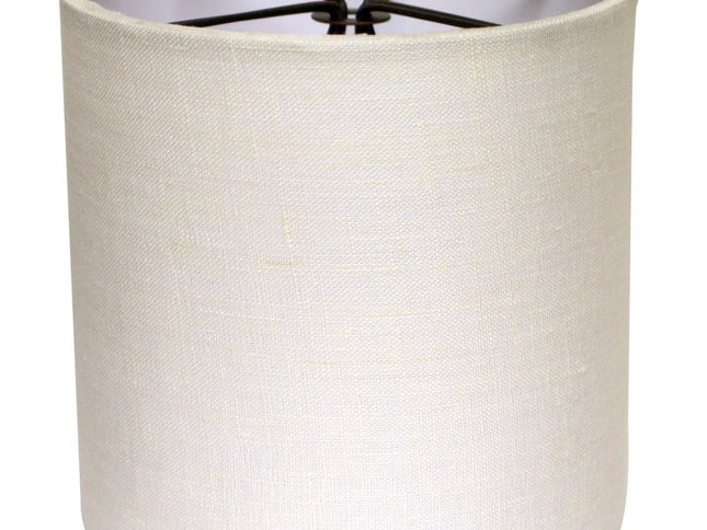 Snow Linen Drum Lamp Shade