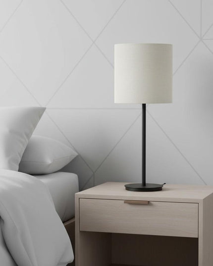 6" Snow Set of 6 Drum Chandelier Linen Lampshades