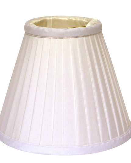 White Silk Empire Lamp Shade