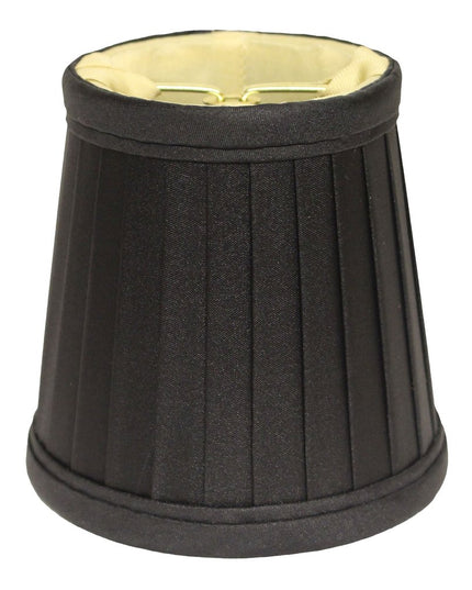 Black Silk Empire Lamp Shade