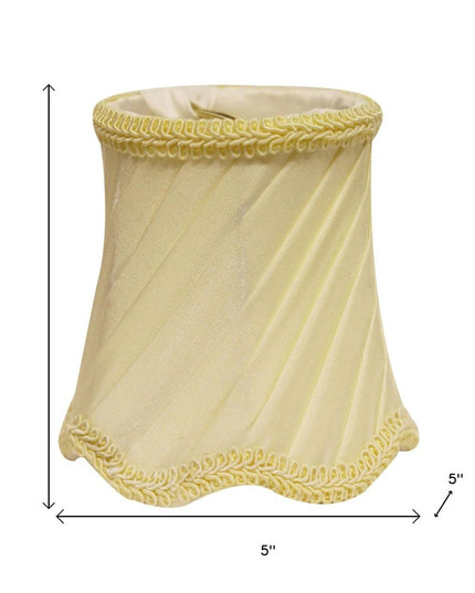 Slate Gray Silk Bell Lamp Shade