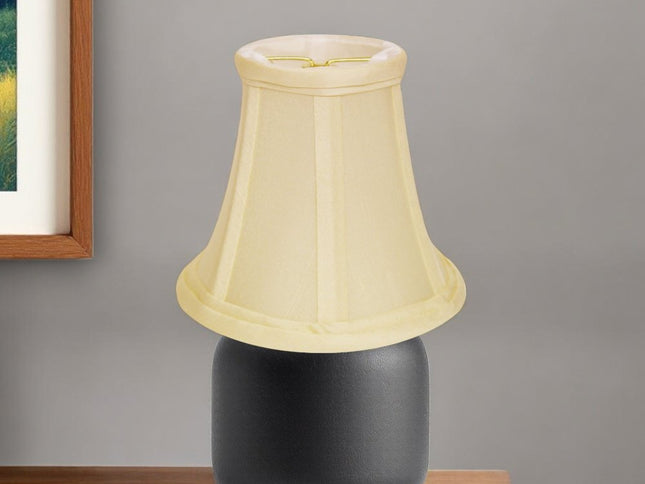 Ivory Dupioni Silk Bell Lamp Shade