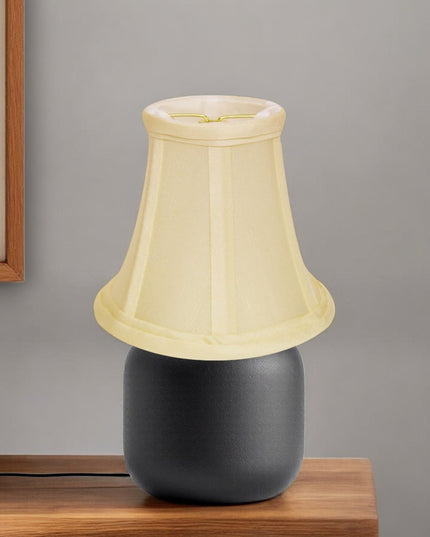 Ivory Dupioni Silk Bell Lamp Shade