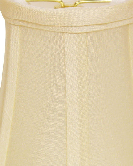 Ivory Dupioni Silk Bell Lamp Shade