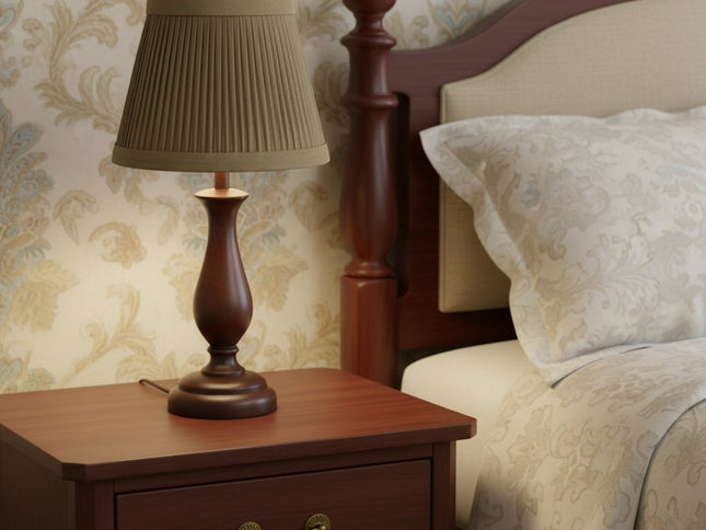 Ash Gray Taffeta Pleated Empire Lamp Shade