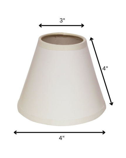 White Parchment Empire Lamp Shade