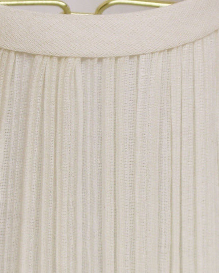 White Broadcloth Empire Lamp Shade