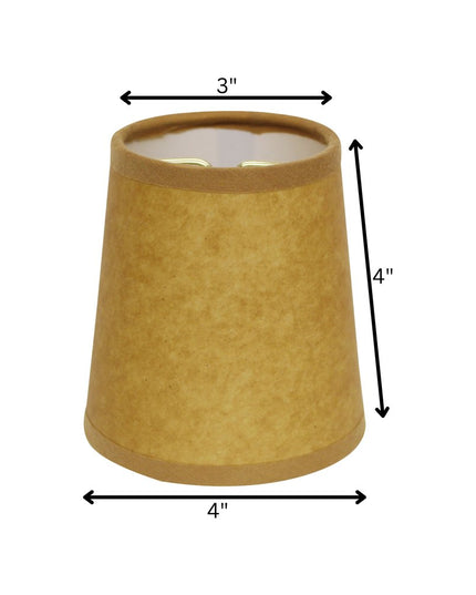Brown Kraft Paper Empire Lamp Shade