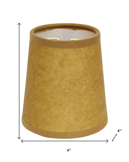 Brown Kraft Paper Empire Lamp Shade
