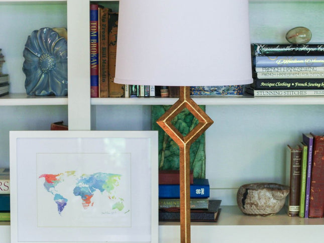 White No Slub Innsbruck Drum Lamp Shade