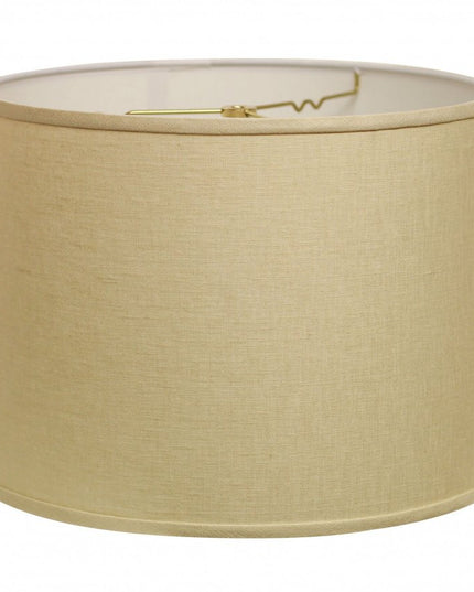 Beige Linen Drum Lamp Shade