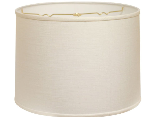 White Linen Drum Lamp Shade