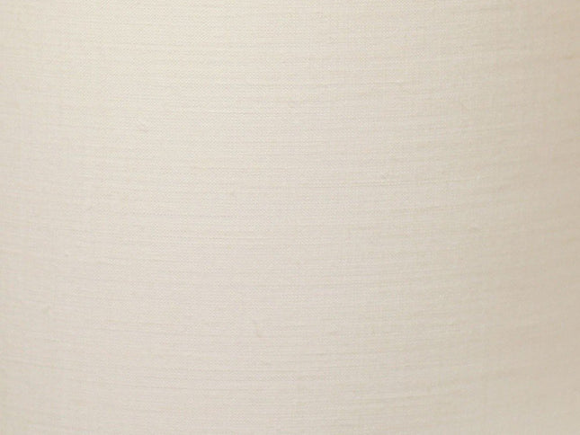 White Linen Drum Lamp Shade