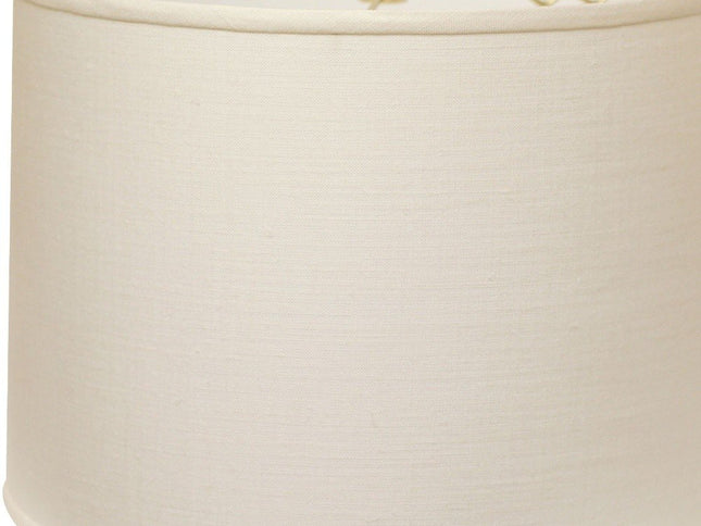 White Linen Drum Lamp Shade