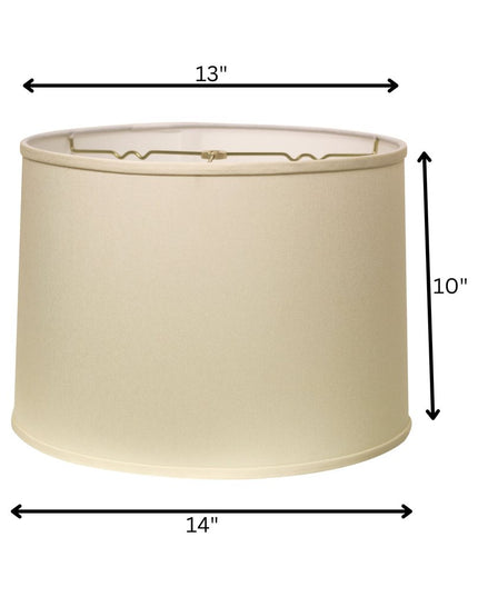 Ivory No Slub Innsbruck Drum Lamp Shade