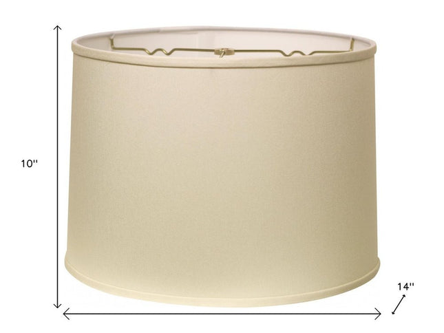 Ivory No Slub Innsbruck Drum Lamp Shade
