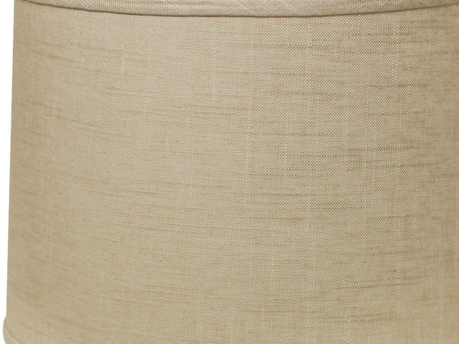 Light Yellow Linen Drum Lamp Shade