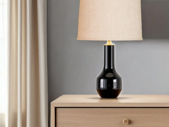 Light Yellow Linen Drum Lamp Shade