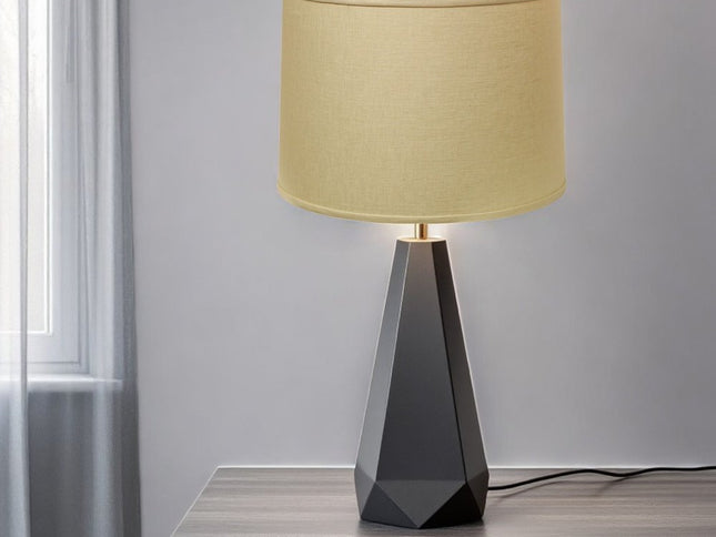 Beige Linen Drum Lamp Shade