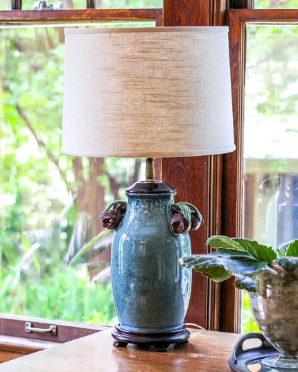 Light Yellow Linen Drum Lamp Shade