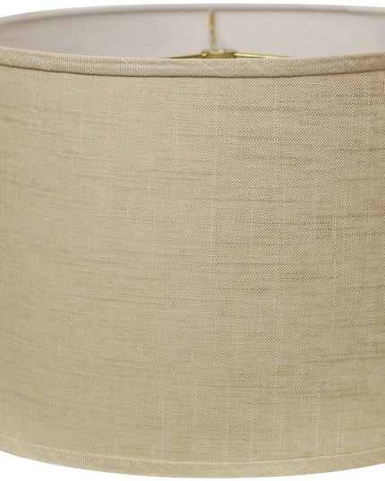 Light Yellow Linen Drum Lamp Shade
