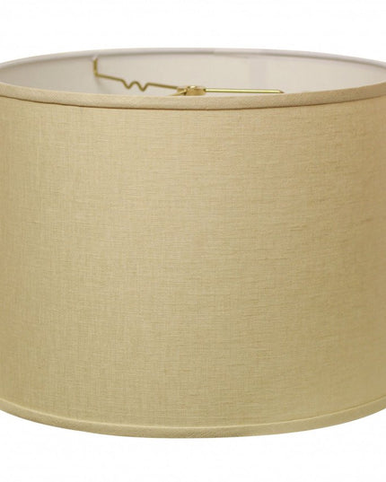 Beige Linen Drum Lamp Shade