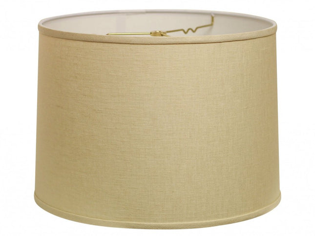 Beige Linen Drum Lamp Shade