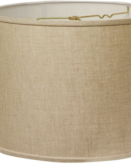 16" Dark Wheat Throwback Drum Linen Lampshade